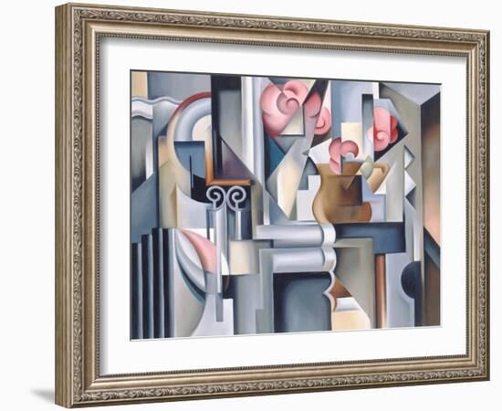 Still Life with Brown Jug-Catherine Abel-Framed Giclee Print