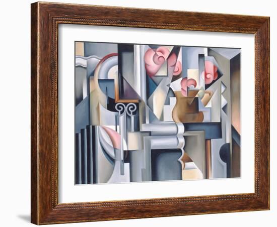 Still Life with Brown Jug-Catherine Abel-Framed Giclee Print