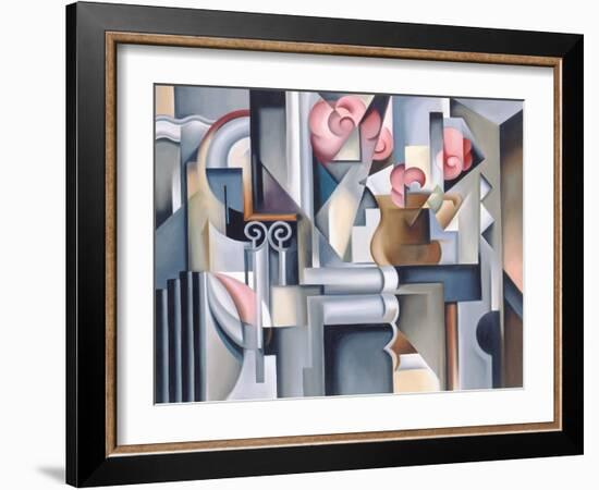 Still Life with Brown Jug-Catherine Abel-Framed Giclee Print