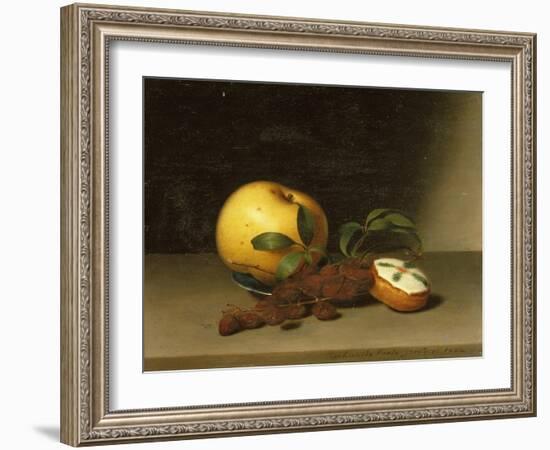 Still Life with Cake, 1822-Raphaelle Peale-Framed Giclee Print