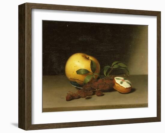 Still Life with Cake, 1822-Raphaelle Peale-Framed Giclee Print