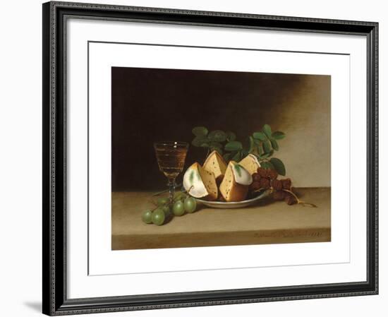 Still Life with Cake-Raphaelle Peale-Framed Premium Giclee Print