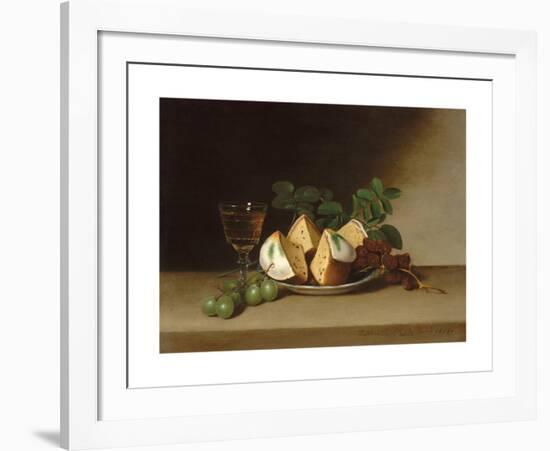 Still Life with Cake-Raphaelle Peale-Framed Premium Giclee Print