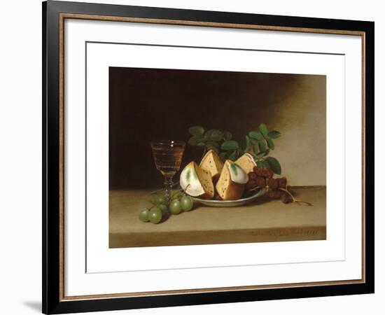 Still Life with Cake-Raphaelle Peale-Framed Premium Giclee Print