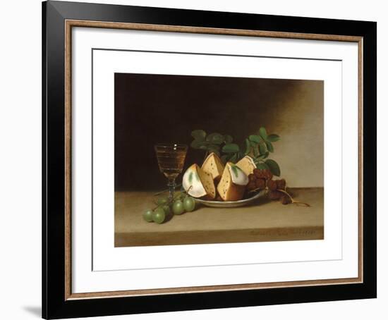 Still Life with Cake-Raphaelle Peale-Framed Premium Giclee Print