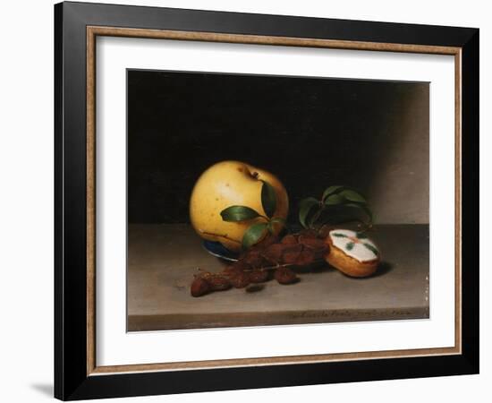 Still Life with Cake-Raphaelle Peale-Framed Giclee Print