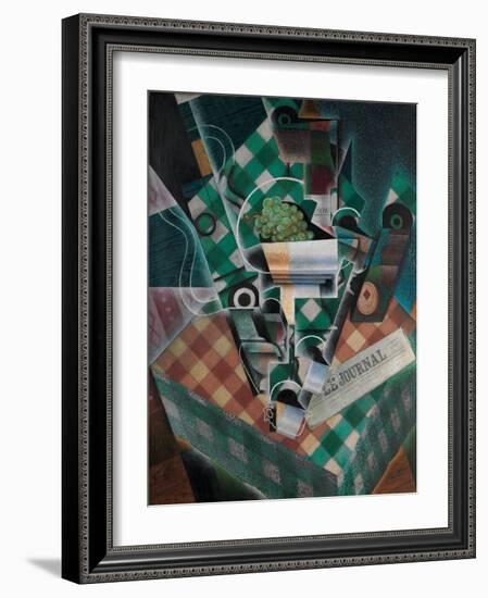 Still Life with Checked Tablecloth, 1915-Juan Gris-Framed Giclee Print