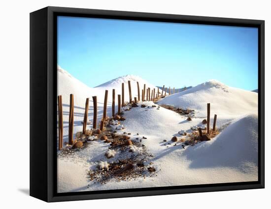 Still Life with Cinnamon Sticks, Nuts, in Sugar Desert-Hartmut Seehuber-Framed Premier Image Canvas