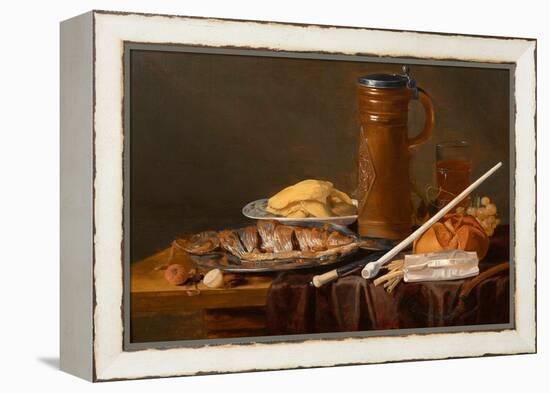 Still Life with Clay Pipe Par Peeters, Clara (1594-1658), C.1630 - Oil on Wood, 48,5X66,5 - Private-Clara Peeters-Framed Premier Image Canvas