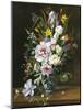 Still Life with Clematis, Honeysuckle and Peonies-Augusta Dohlmann-Mounted Giclee Print