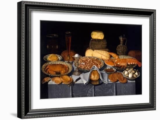 Still Life with Crab, Shrimps and Lobster Par Peeters, Clara (1594-1658), Ca 1637-1640 - Oil on Woo-Clara Peeters-Framed Giclee Print