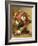 Still life with dahlias. Ca. 1886-90-Pierre-Auguste Renoir-Framed Giclee Print