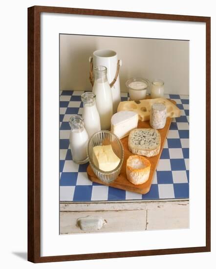 Still Life with Diary Products-Joerg Lehmann-Framed Photographic Print