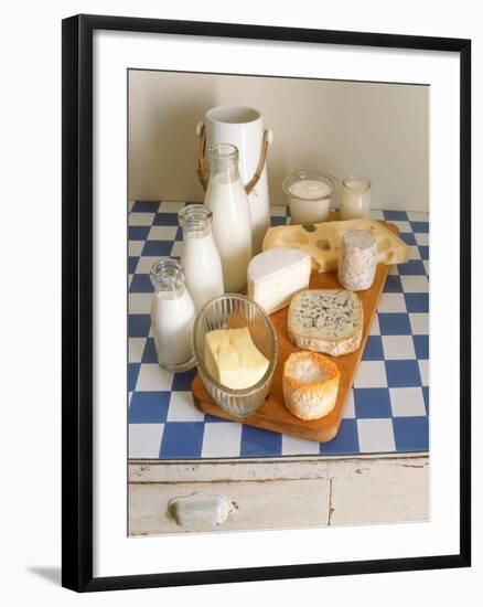 Still Life with Diary Products-Joerg Lehmann-Framed Photographic Print