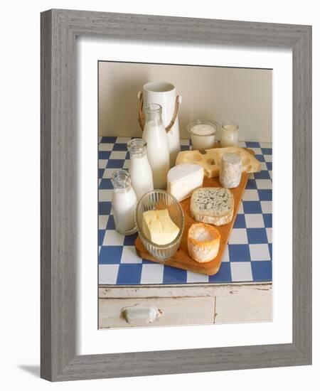 Still Life with Diary Products-Joerg Lehmann-Framed Photographic Print