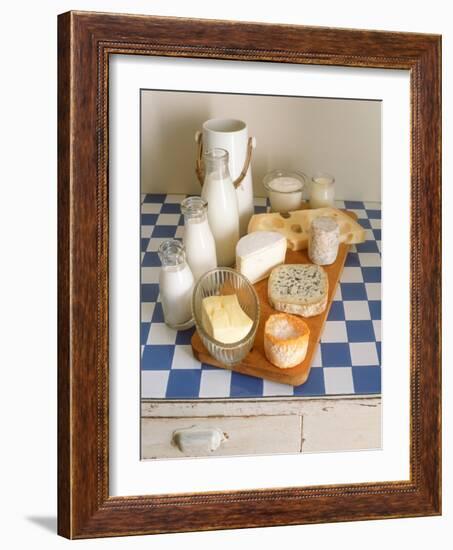 Still Life with Diary Products-Joerg Lehmann-Framed Photographic Print