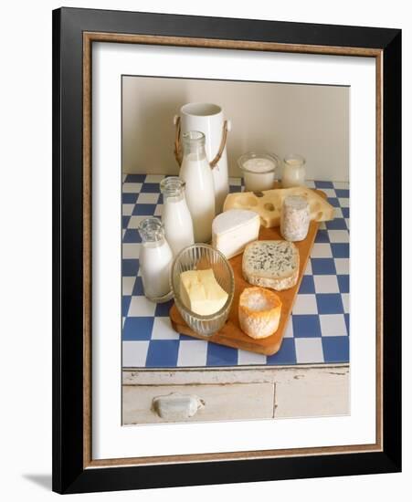 Still Life with Diary Products-Joerg Lehmann-Framed Photographic Print