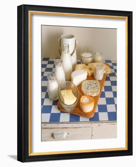 Still Life with Diary Products-Joerg Lehmann-Framed Photographic Print