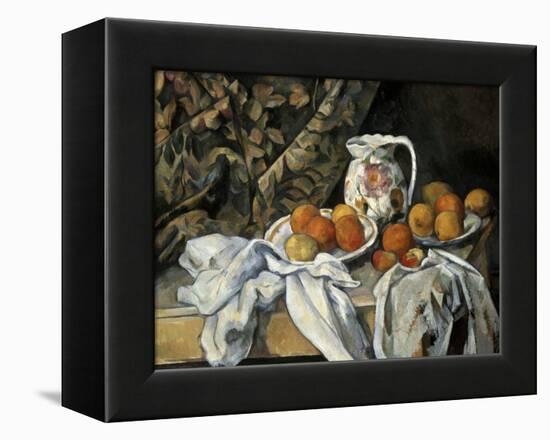 Still Life with Drapery, C1895-Paul Cézanne-Framed Premier Image Canvas