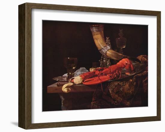 Still Life with Drinking-Horn, c1653, (1938)-Willem Kalf-Framed Giclee Print