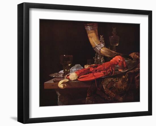 Still Life with Drinking-Horn, c1653, (1938)-Willem Kalf-Framed Giclee Print