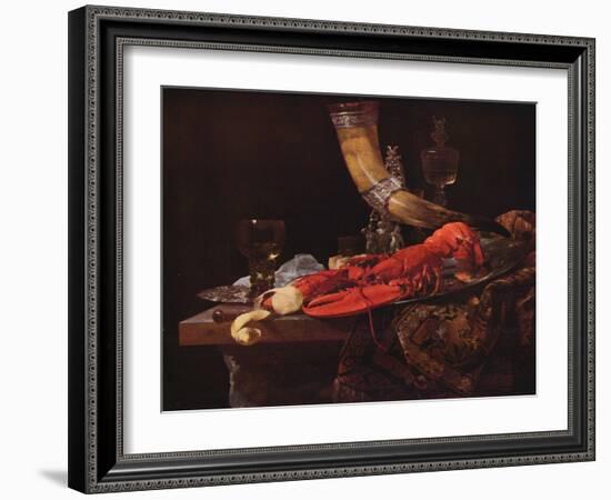 Still Life with Drinking-Horn, c1653, (1938)-Willem Kalf-Framed Giclee Print