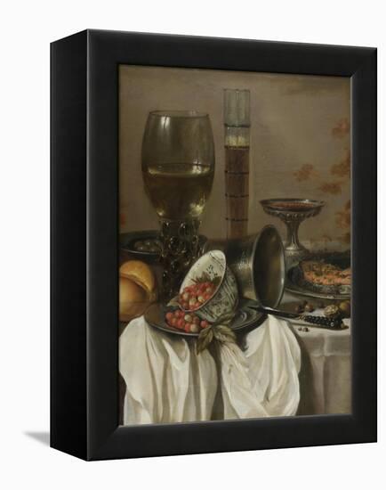 Still Life with Drinking Vessels, 1649-Pieter Claesz-Framed Premier Image Canvas