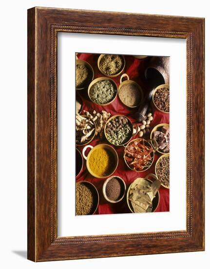 Still Life with Exotic Spices-Frederic Vasseur-Framed Photographic Print