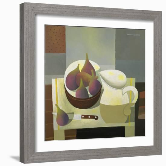 Still Life with Figs, 1998-Reg Cartwright-Framed Giclee Print