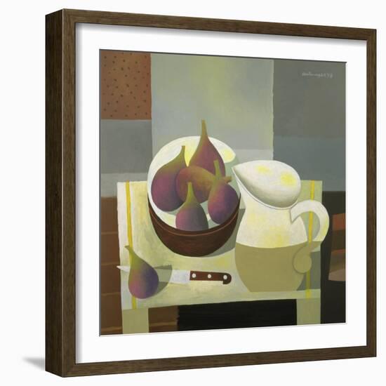 Still Life with Figs, 1998-Reg Cartwright-Framed Premium Giclee Print