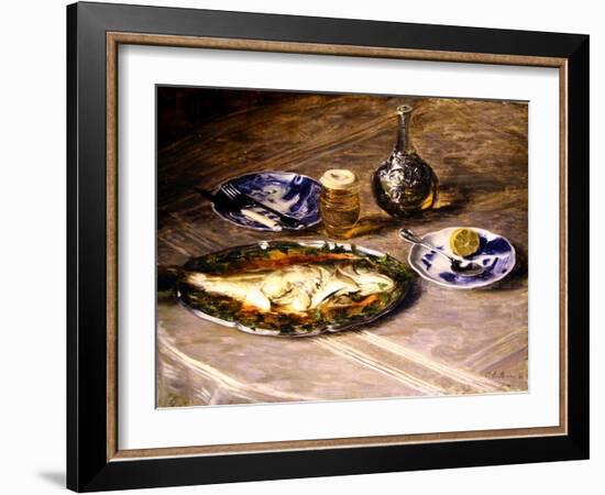 Still Life with Fish, 1894-Jacques-emile Blanche-Framed Giclee Print