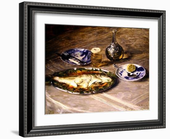 Still Life with Fish, 1894-Jacques-emile Blanche-Framed Giclee Print