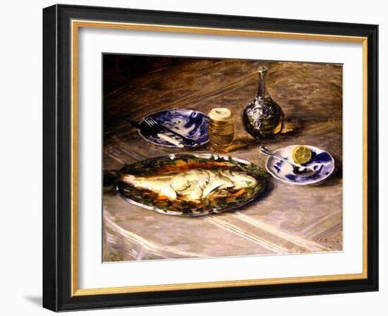 Still Life with Fish, 1894-Jacques-emile Blanche-Framed Giclee Print