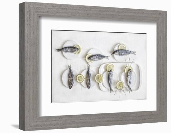 Still Life With Fish-Dimitar Lazarov --Framed Photographic Print