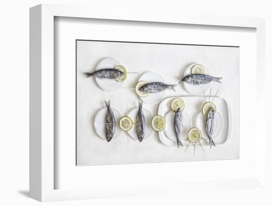 Still Life With Fish-Dimitar Lazarov --Framed Photographic Print