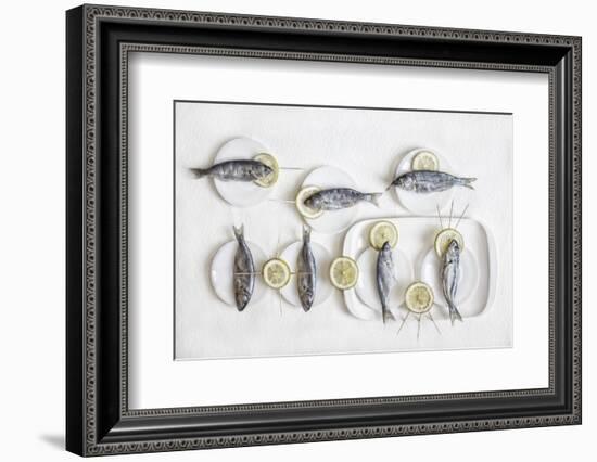 Still Life With Fish-Dimitar Lazarov --Framed Photographic Print