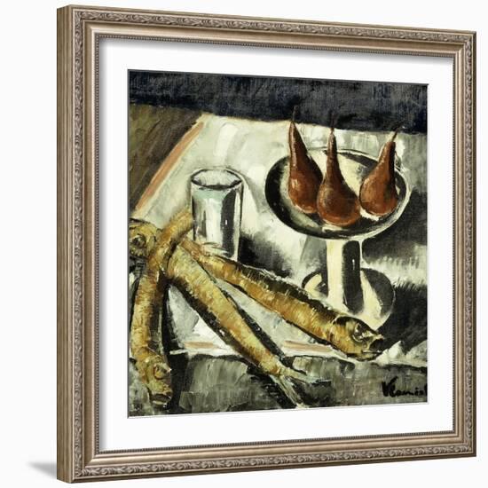 Still-life with Fish-Maurice Vlaminck-Framed Giclee Print