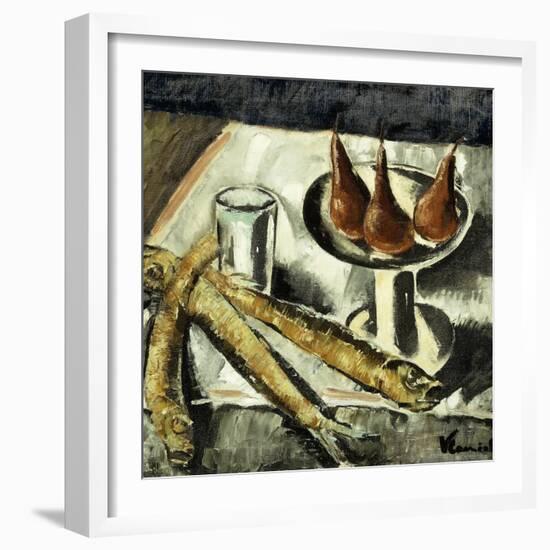 Still-life with Fish-Maurice Vlaminck-Framed Giclee Print