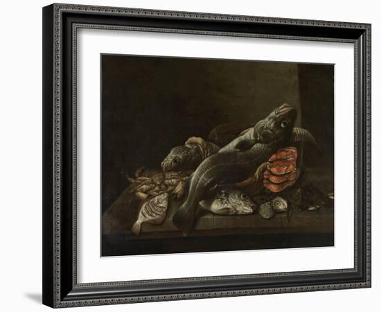 Still Life with Fish-Isaac van Duynen-Framed Art Print