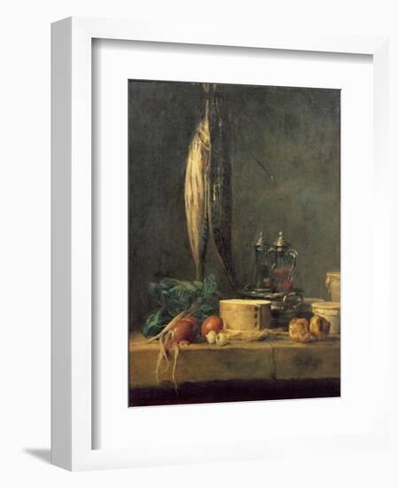 Still Life with Fish-Jean-Baptiste Simeon Chardin-Framed Giclee Print