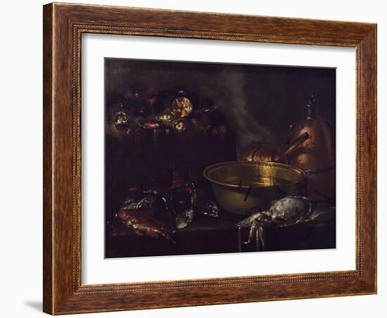 Still Life with Fish-Giuseppe Recco-Framed Giclee Print