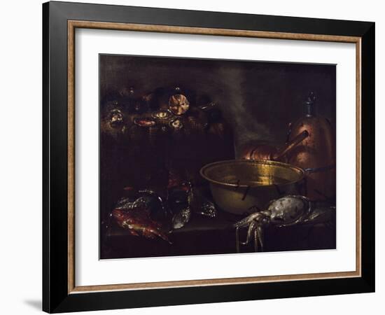 Still Life with Fish-Giuseppe Recco-Framed Giclee Print