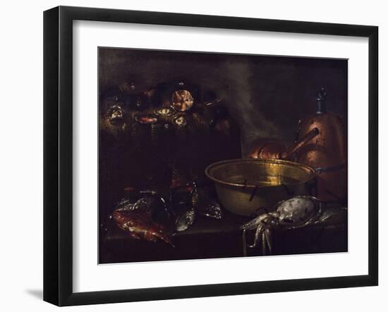 Still Life with Fish-Giuseppe Recco-Framed Giclee Print
