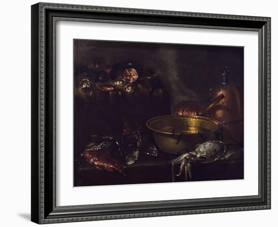 Still Life with Fish-Giuseppe Recco-Framed Giclee Print