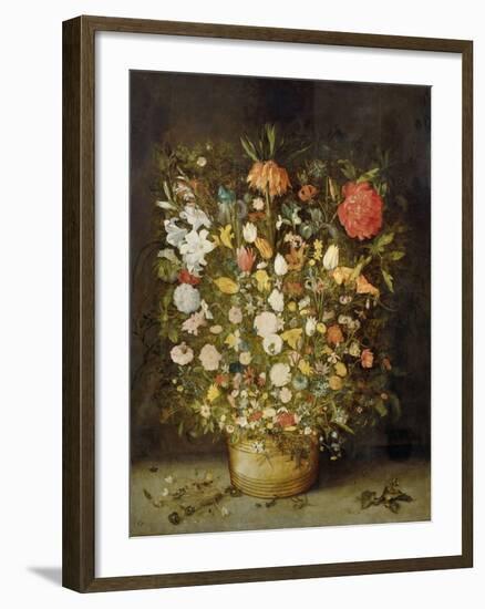 Still Life with Flowers, 1600-30-Jan Brueghel-Framed Giclee Print