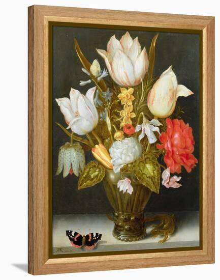 Still Life with Flowers, 1607-Ambrosius The Elder Bosschaert-Framed Premier Image Canvas