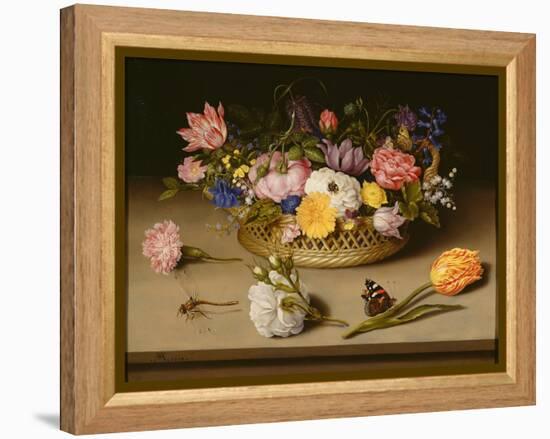 Still Life with Flowers, 1614-Ambrosius Bosschaert the Elder-Framed Premier Image Canvas