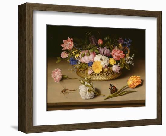 Still Life with Flowers, 1614-Ambrosius Bosschaert the Elder-Framed Giclee Print