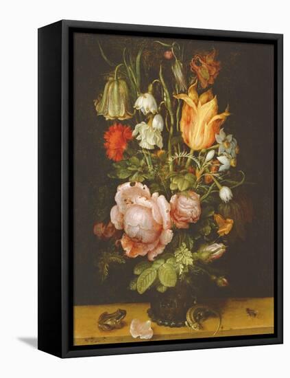 Still Life with Flowers, 1615-Roelandt Jacobsz. Savery-Framed Premier Image Canvas