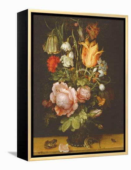 Still Life with Flowers, 1615-Roelandt Jacobsz. Savery-Framed Premier Image Canvas